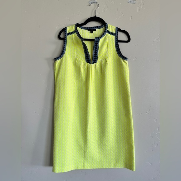 J crew neon shift dress size 0 - Picture 3 of 8